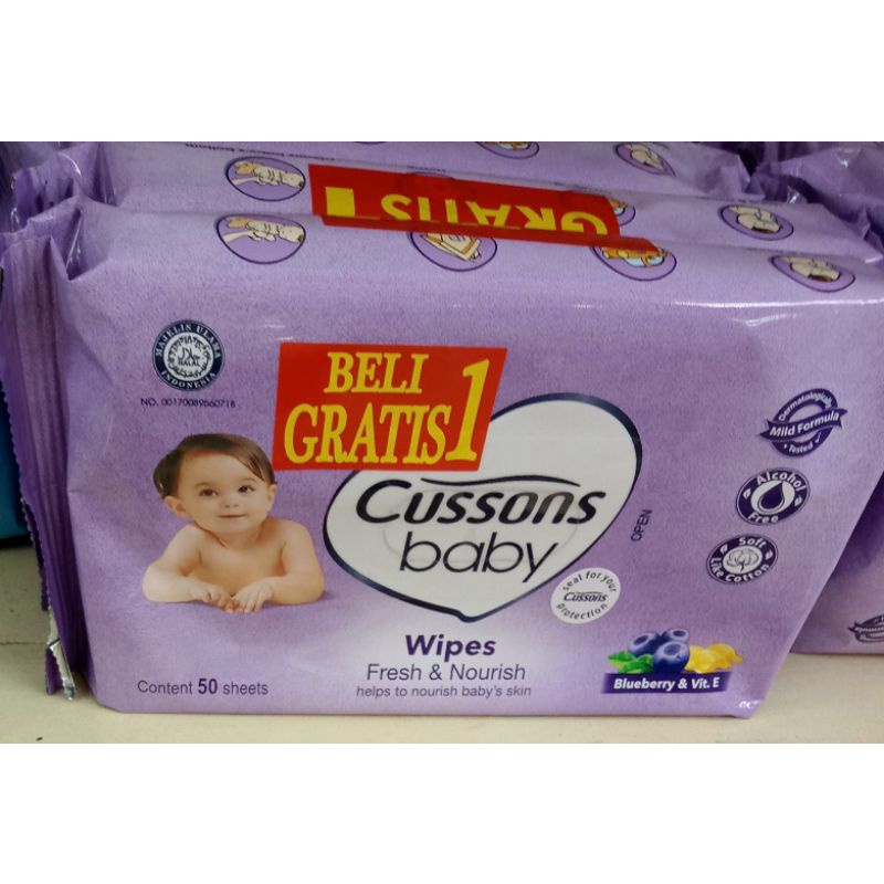 Cusson baby wipes 50 sheels