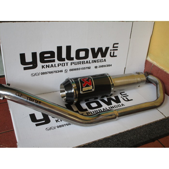 Knalpot Akrapovic lorenzo carbon Honda Sonic 150R