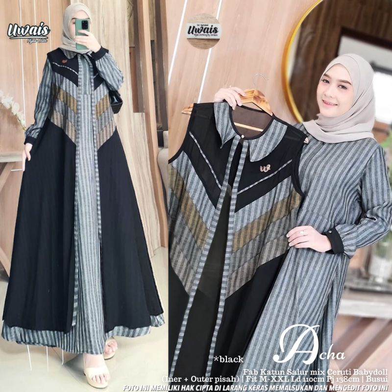 ACHA DRESS ORIGINAL PRODUK by UWAIS || ORIGINAL PRODUK BERLEBEL UWAIS || UWAIS BESTSELLER