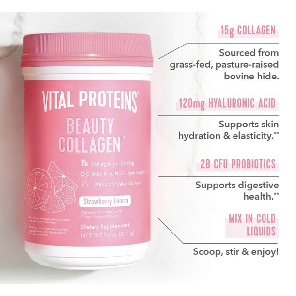 Vital Proteins Collagen Peptides | Marine Collagen Kolagen | Moon Milk | HA Vit C | Beauty Collagen