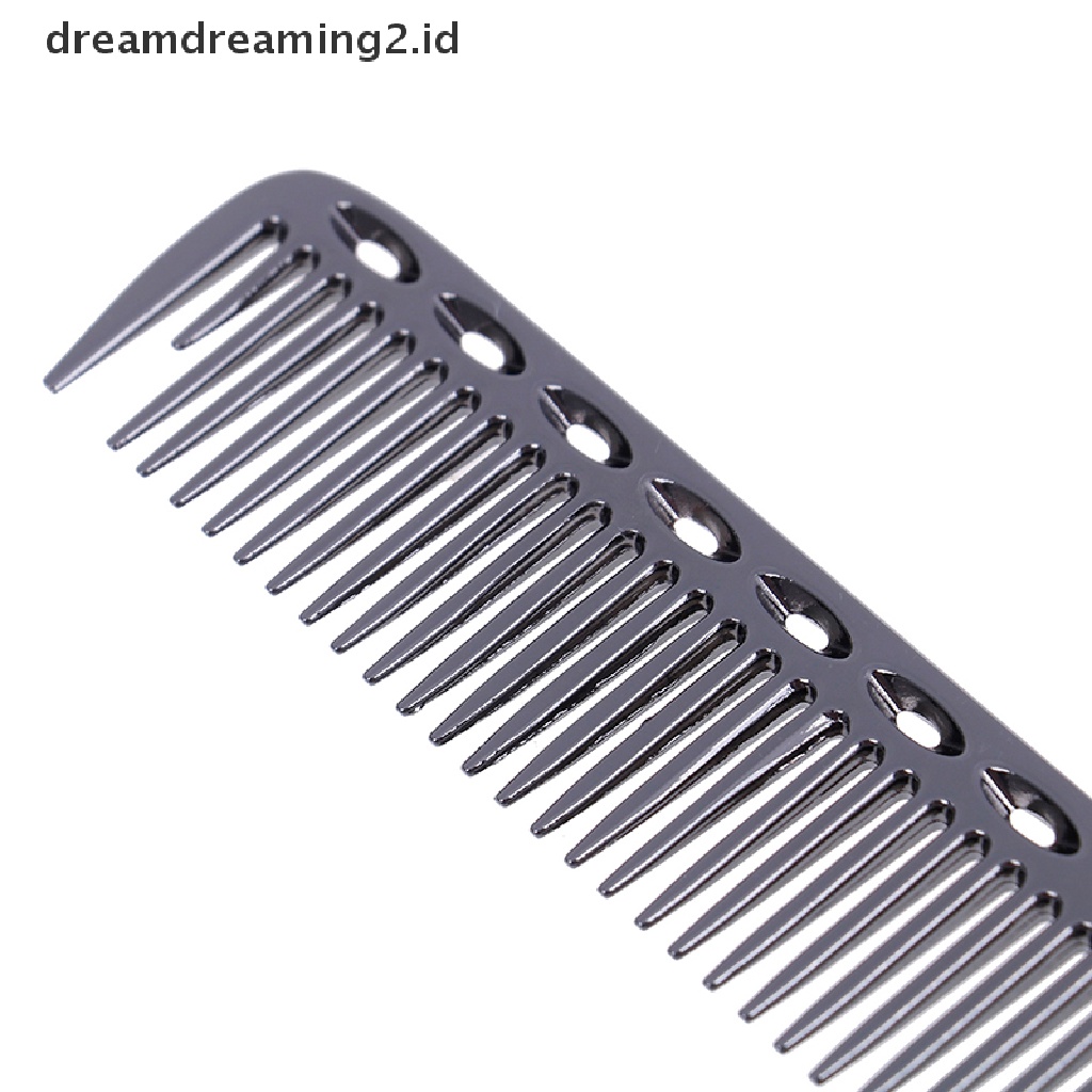 (LIKE) Sisir Profesional Anti Statis Bahan Aluminum Metal Untuk Salon / Barber