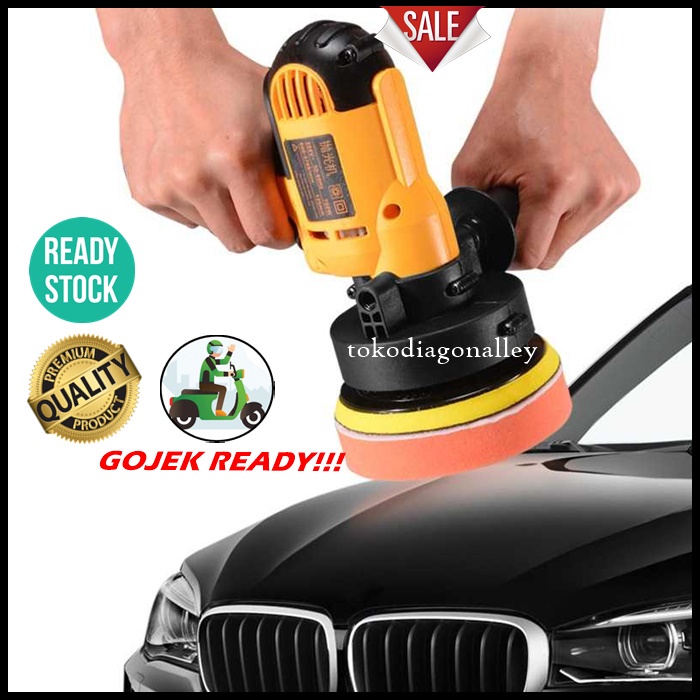 Mesin Poles Mobil Alat Poles Body Mobil Polisher Set Lengkap Sponge Busa Spong Polish