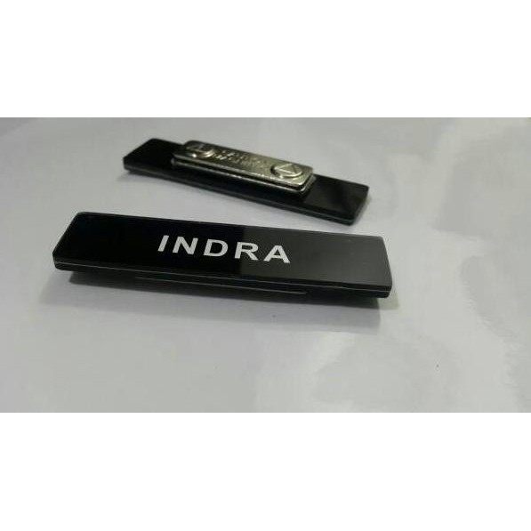 

【CT】 Name Tag / Papan Nama Full Akrilik Magnet