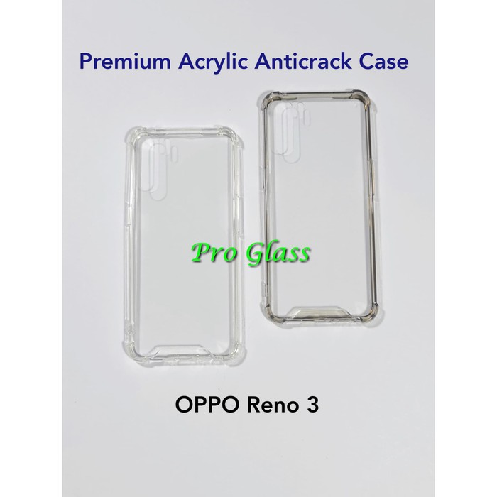 OPPO RENO 3 Anticrack / Anti Crack / ACRYLIC Case Premium Quality