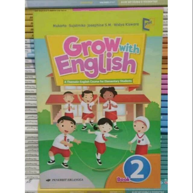 Buku bahasa inggris k13 grow with english kelas 2 sd/mi penerbit erlangga