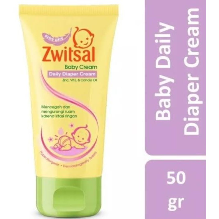 LESTARI BABY - Zwitsal Baby Cream With Zinc 50/100 - zwitsal baby lotion skin protector lotion / lot