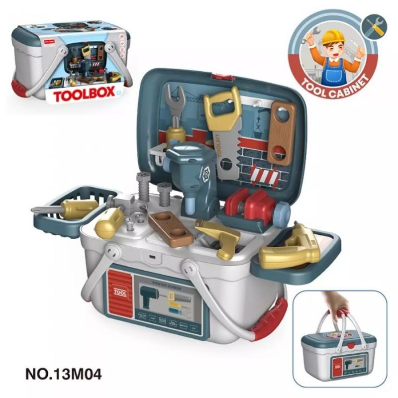 Mainan Alat tukang tukangan perkakas tool box