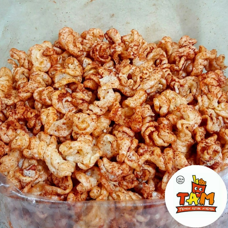 

Makaroni Spiral Pedas Gurih 250 Gram - Tam Snack