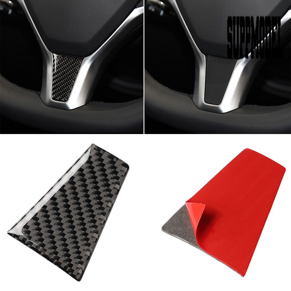 Cover Stir Mobil Bahan Carbon Fiber Untuk Tesla Model S X