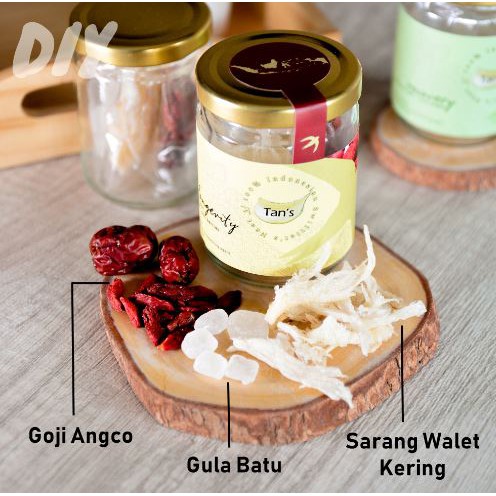 

Sarang Burung Walet Kering / DIY SIZE 250ML - Tan's Bird Nest Yanwo ASLI 100%