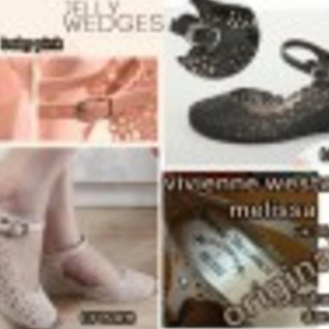 SANDAL WEDGES VIVIENE WESTWOOD ORIGINAL FLOWER JELLY