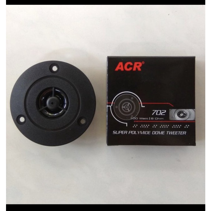 Tweeter super polymide done acr 702 8 ohm 100 watt (harga/1buah)