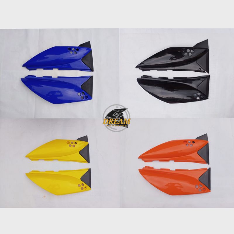 Cover body klx 150 sayap jok sayap belakang klx 150 s