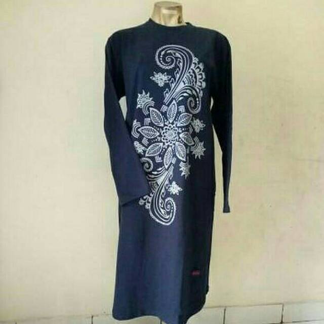 Tunik kaos rofani motif batik