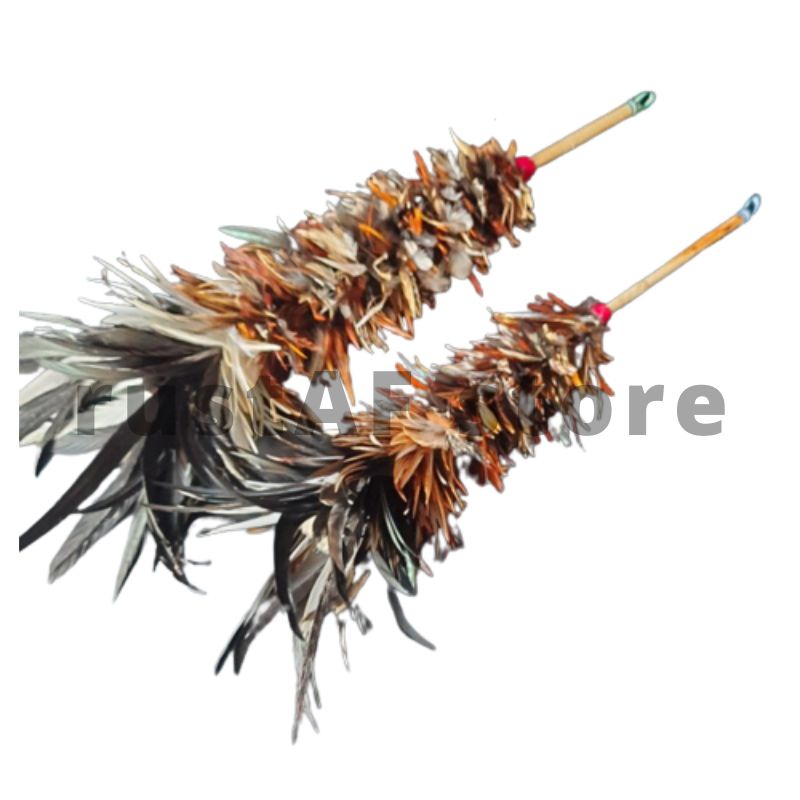 Kemoceng Bulu Ayam Sulak Bulu Ayam Jago Kemoceng Ayam Jago Panjang 55cm