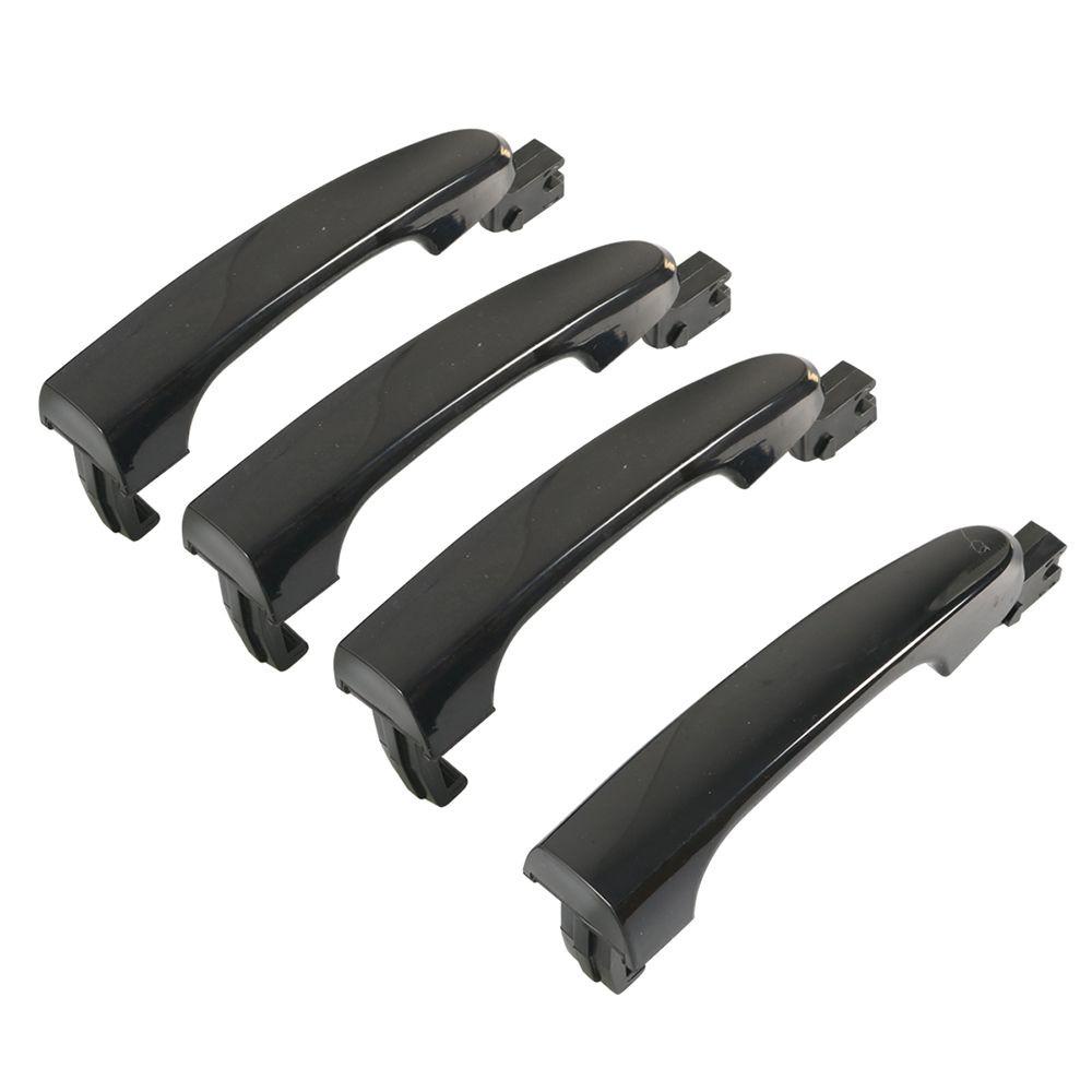 Preva 4pcs/set Exterior Door Handle Pegangan Alat Otomatis Mobil Tahan Lama