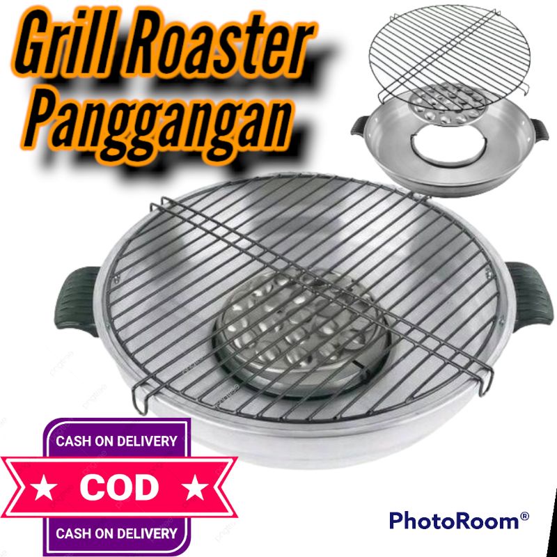 grill roaster/grill pan pemanggang/panggangan sosis
