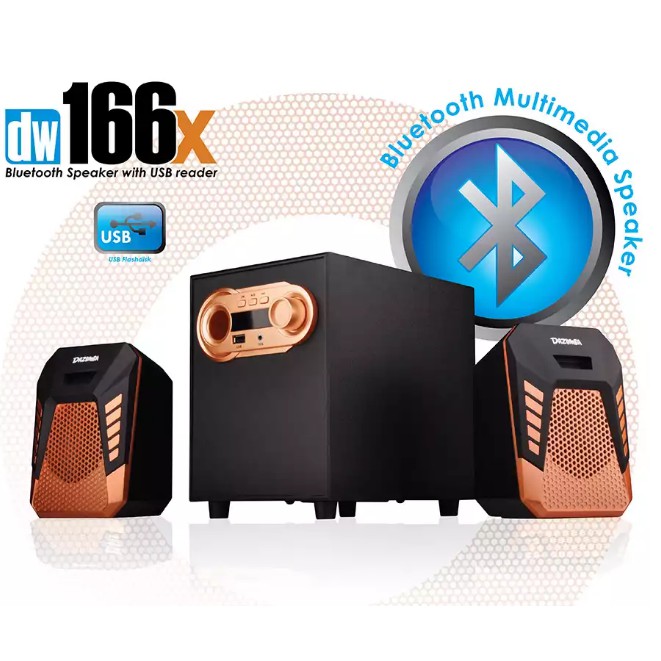 DW166X SPEAKER AKTIF BLUETOOTH WITH USB READER DAZUMBA  DW166 X