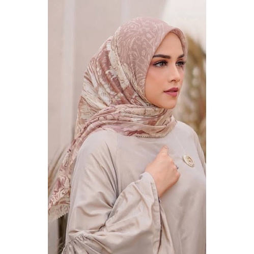 PRELOVED Buttonscarves Farsha Misty Rose