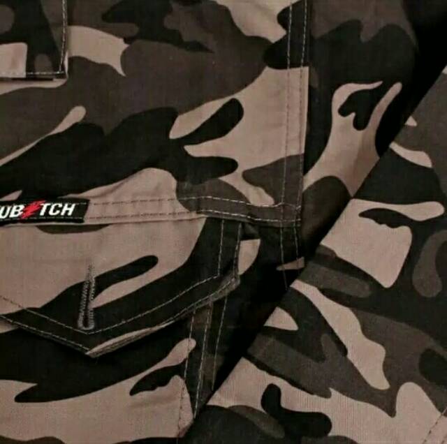 Jaket Camo Canvas Pria Model Trucker