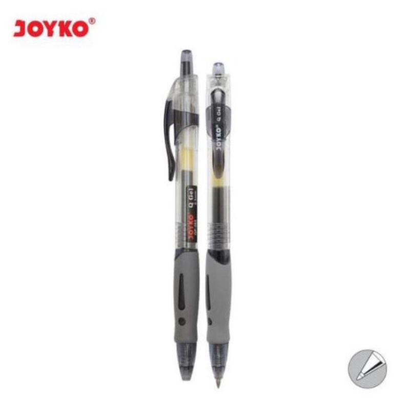 Pen Gel Joyko GP-265 pulpen gel HITAM isi 12 pcs berkualitas