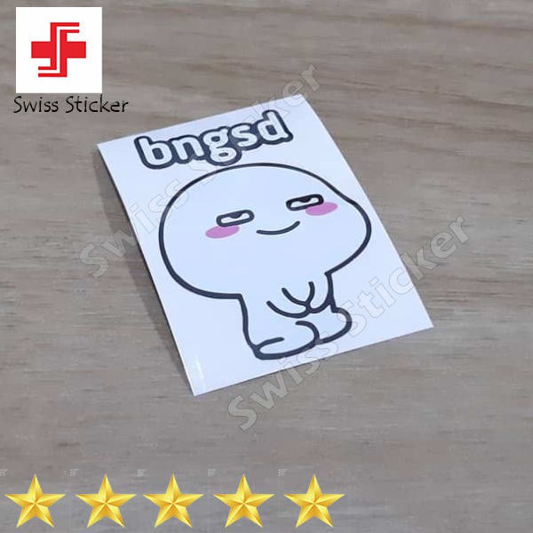 Grosir Stiker mobil Quby Pentol Bgsd Keren