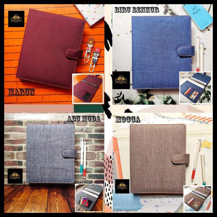 

Binder Jeans Exlcusive Warna - Warni A5 (20Ring) Dan B5 (26Ring)