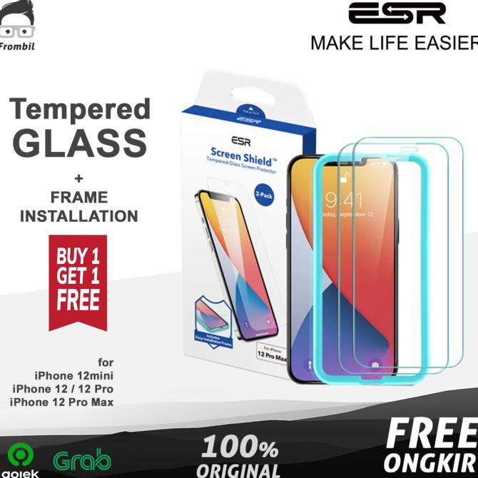 ESR Tempered Glass iPhone 12 Pro Max / 12 Pro / 12 Mini - 12 Pro Max