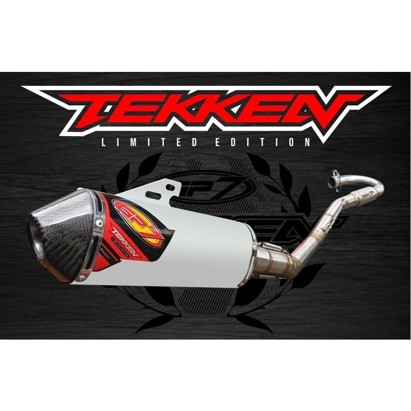 Gp7 TEKKEN Black End Cap Bore up/ full kompetisi