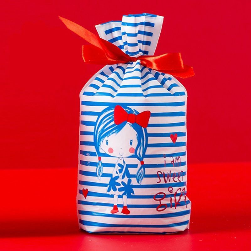 

pita lucu girl/kantong plastik souvenir hampers blue