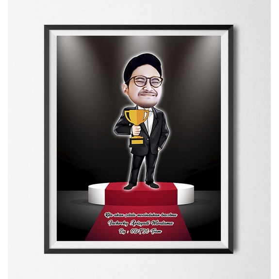 Karikatur Digital Sketsa Wajah (Edisi FAREWELL KANTOR)