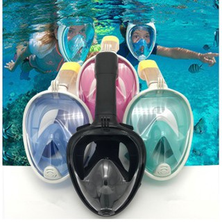 Snorkel Snorkling Snorkeling Full Face Snorkeling Diving Mask Easy Breath
