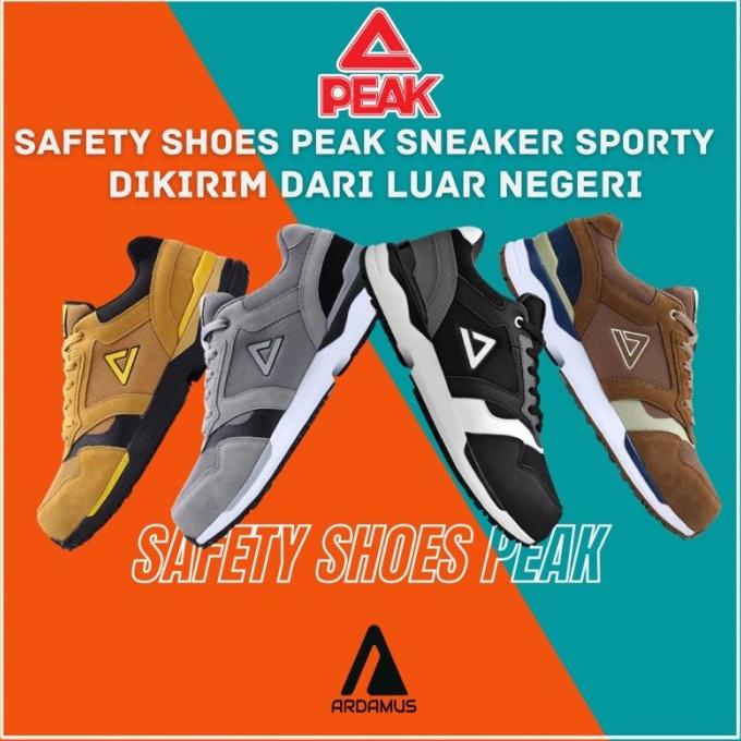 GOOD SAFETY SHOES PEAK LR72018 SEPATU SAFETY SNEAKERS SPORTY STARS NGF96415BF