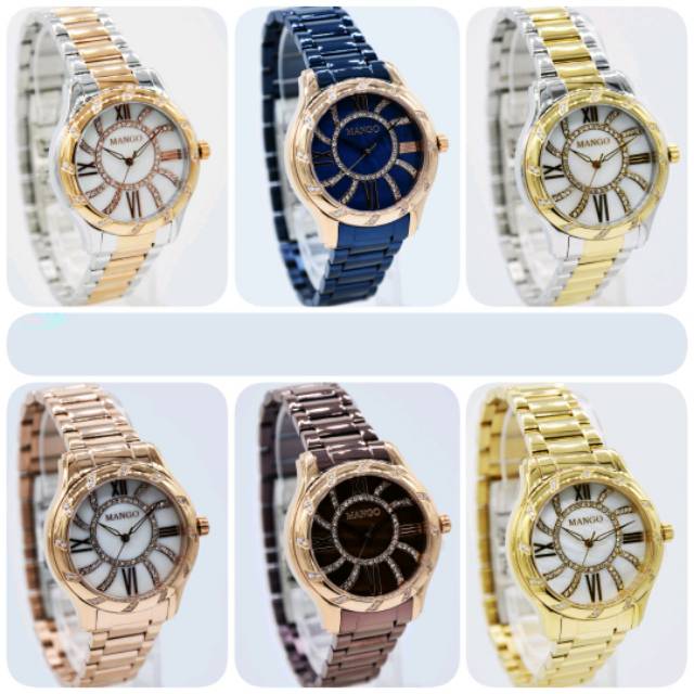 Jam Tangan Wanita Mango MA6702L Rantai Original Murah