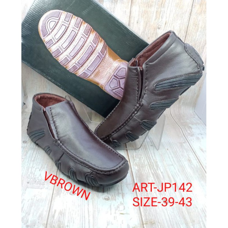 SEPATU KULIT ASLI PRIA DR MOCC JP-142