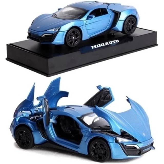 Diecast mobil lykan hypersport 1:32 fast furious