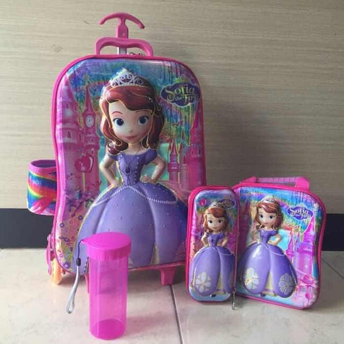 "Tas Trolley Anak Sofia 6D 4in1"