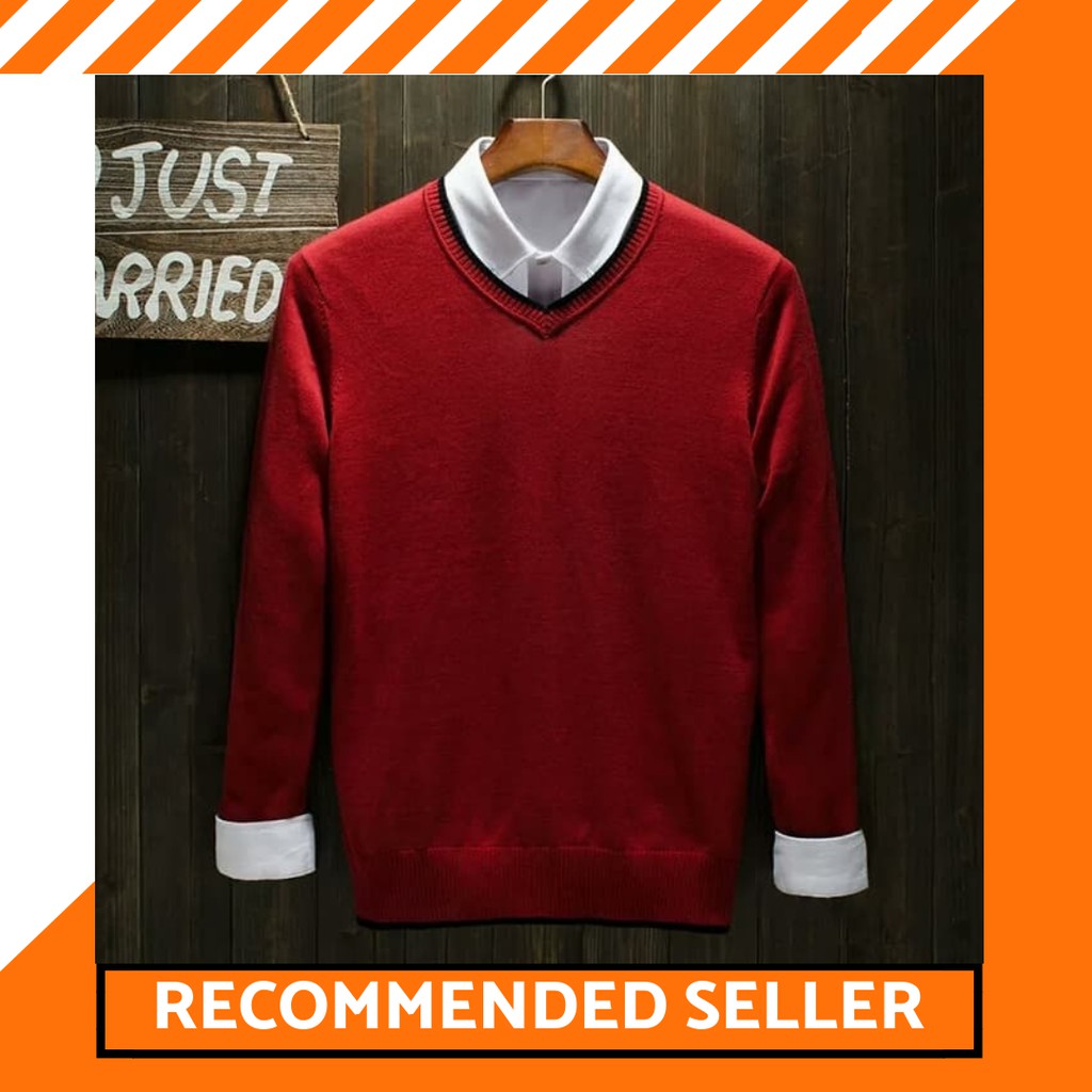 SWEATER RAJUT PRIA/SWEATER PRIA ROMEO BAHAN RAJUT COTTON PREMIUM
