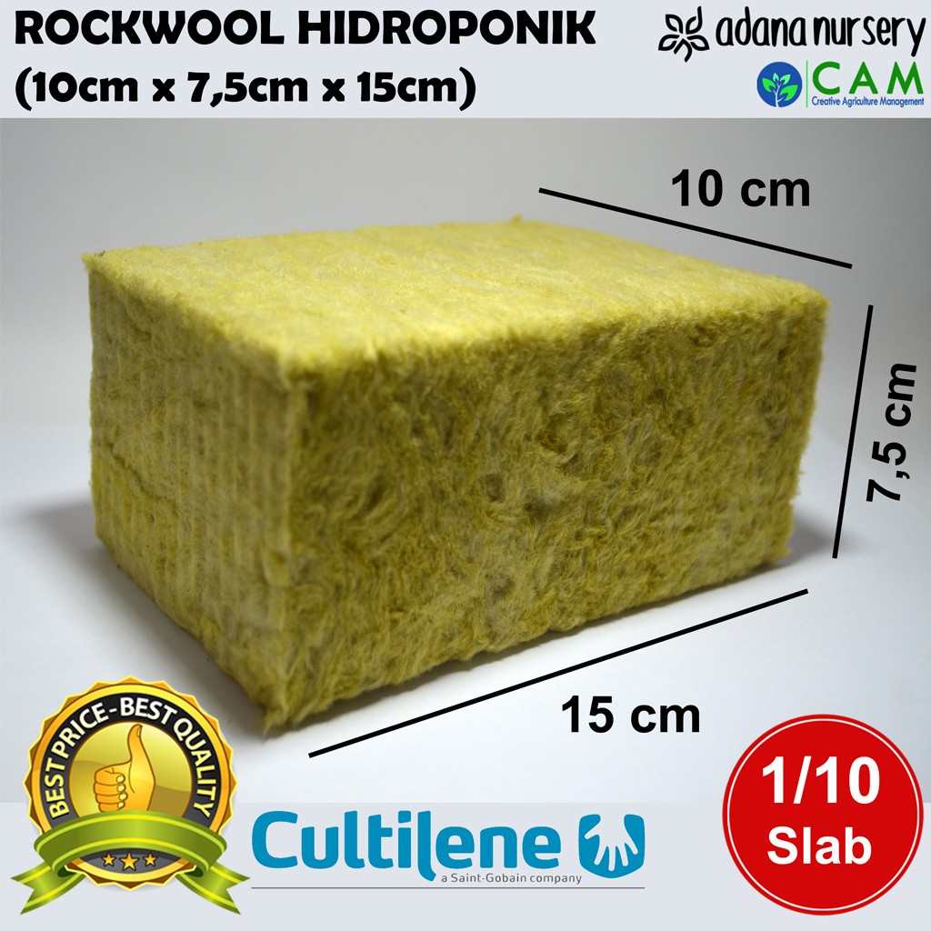 Jual Rockwool Cultilene Media Tanam Hidroponik Cmx Cmx Cm Shopee Indonesia