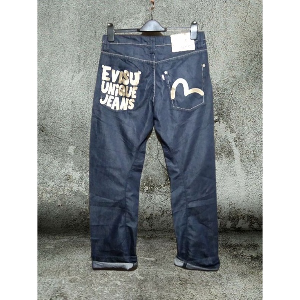 Jeans Evisu jeans pria import original branded