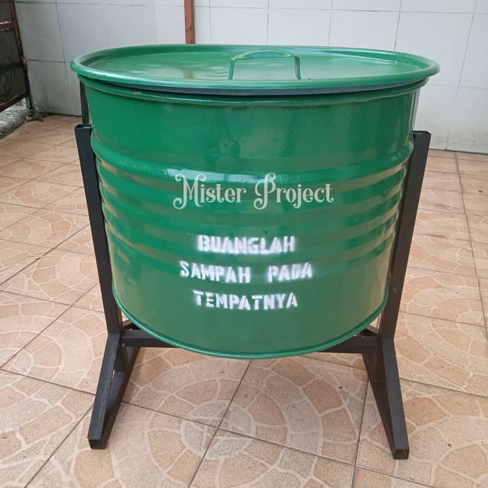 Jual Tempat Sampah Drum Tiang Tempat Sampah Tong Sampah Indonesiashopee Indonesia 3773