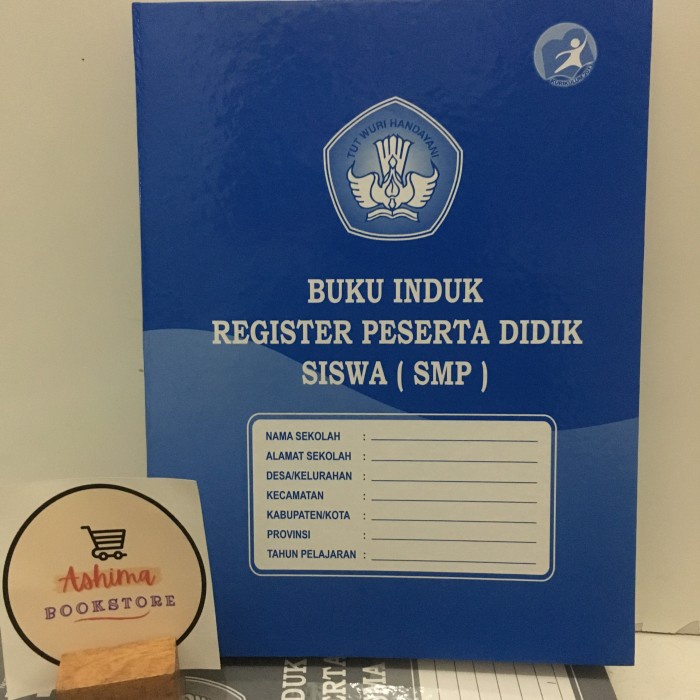 

❤BISA COD❤ BUKU INDUK REGISTER REGISTRASI PESERTA DIDIK SISWA SMP K13 TERBARU