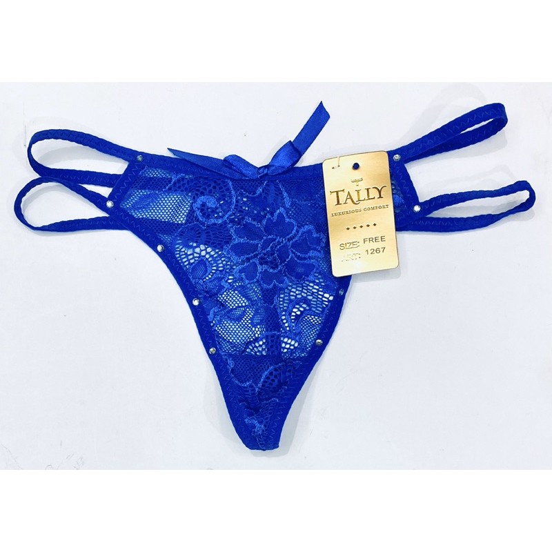 CD | Celana Dalam G-String TALLY 1267 Flower Lace Freesize