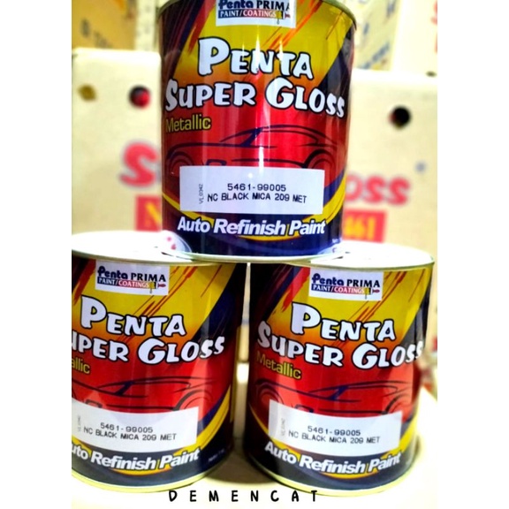 CAT PENTA SUPERGLOSS BLACK MICA 209 1 LITER  BLACK MICA 209 AVANZA 2009