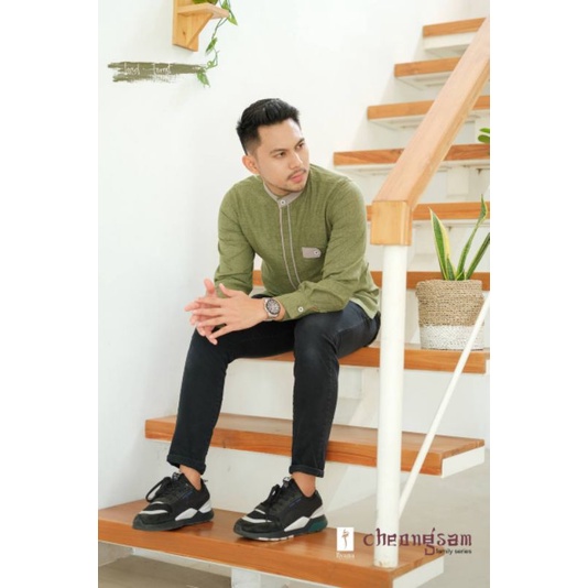 COD Cheongsam Dad Lengan Panjang By Kyana/Koko Terbaru/Koko Kekinian