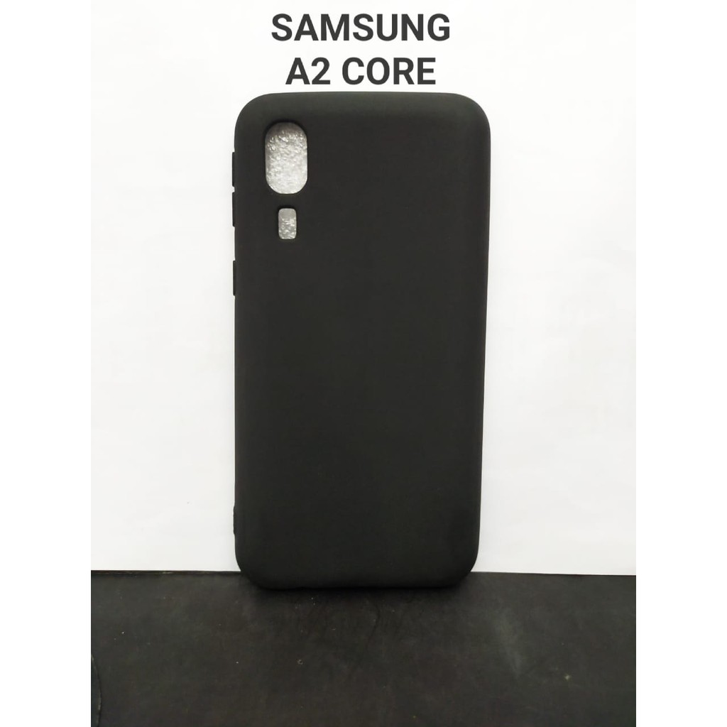 CASE BLACK SILIKON SOFTCASE SAMSUNG A2 CORE