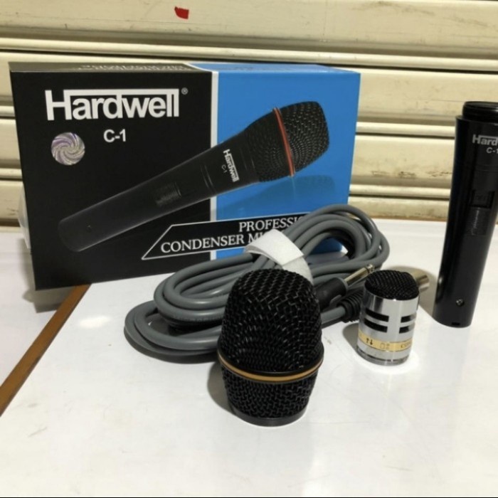 MICROPHONE MIC KABEL CONDENSOR HARDWELL C-1 ORIGINAL