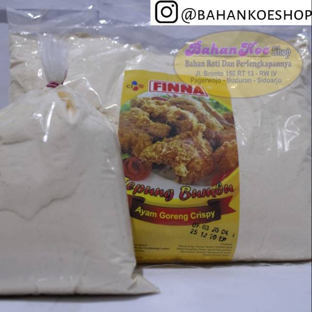 

Tepung Bumbu ayam goreng crispy Finna 1kg