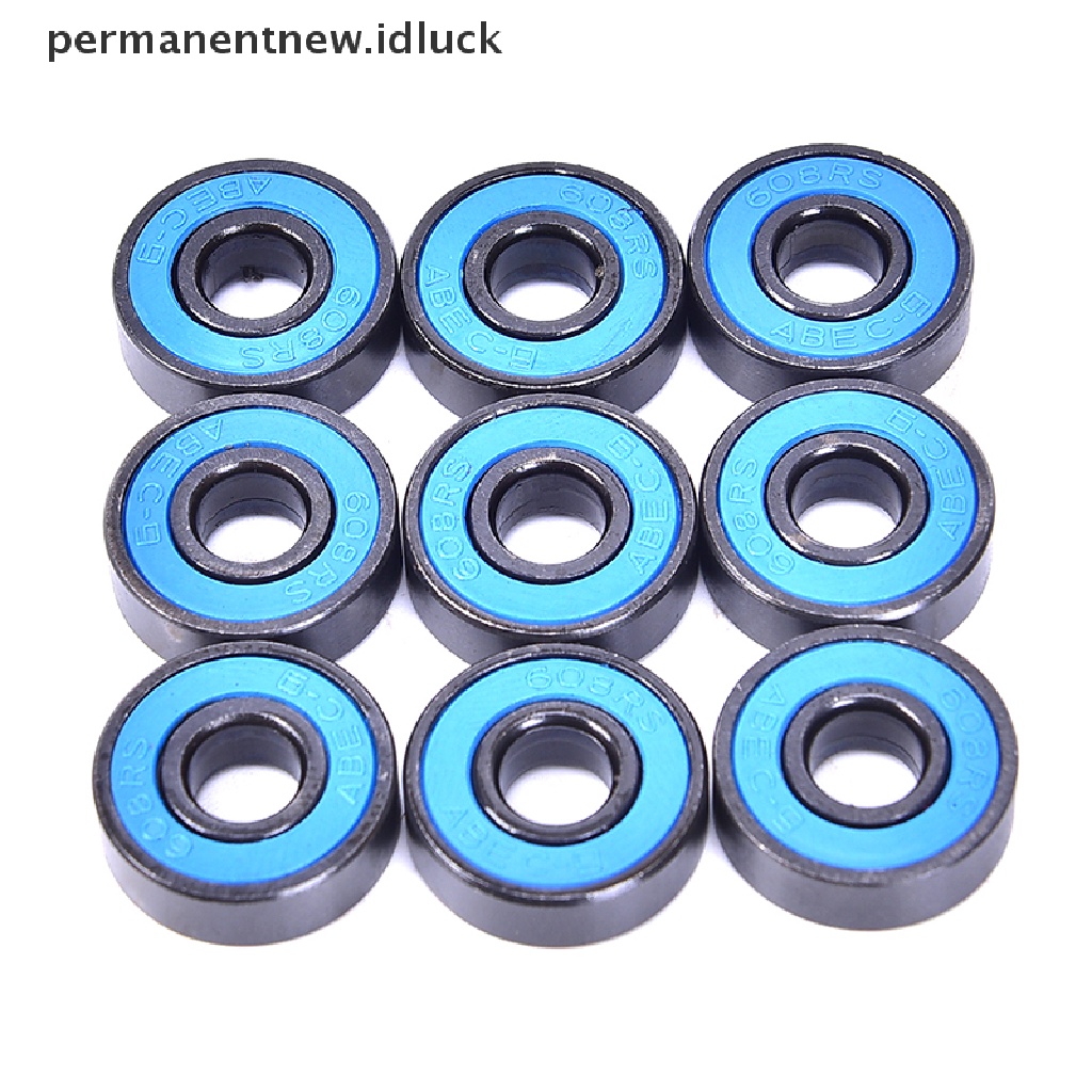 10 Pcs / set 608 2RS Bearing Deep Groove Ball Bearings 608RS 608RS 608-2RS