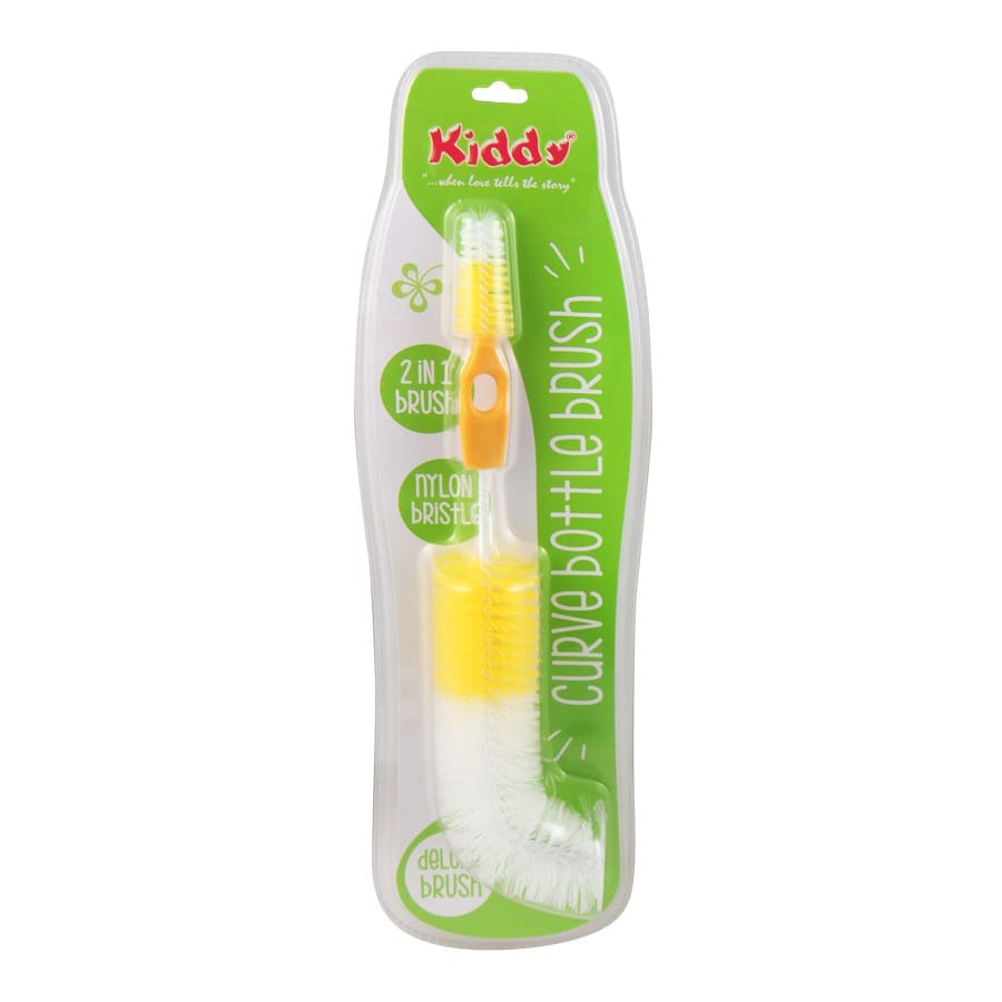 Kiddy KD9302 Curve Bottle Brush - Sikat Botol